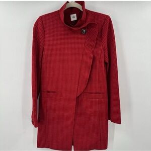 CABI Celebration Jacket Red
Houndstooth Ponte Knit #3546 size M